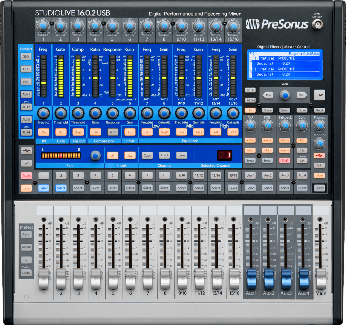 Presonus StudioLive 16.0.2 USB 16-Channel Digital Mixer