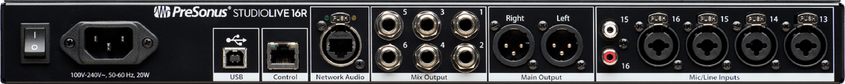 PreSonus StudioLive 16R 18-Channel Digital Rack Mixer - view 2