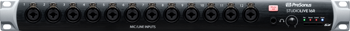 Presonus StudioLive 16R 18-Channel Digital Rack Mixer