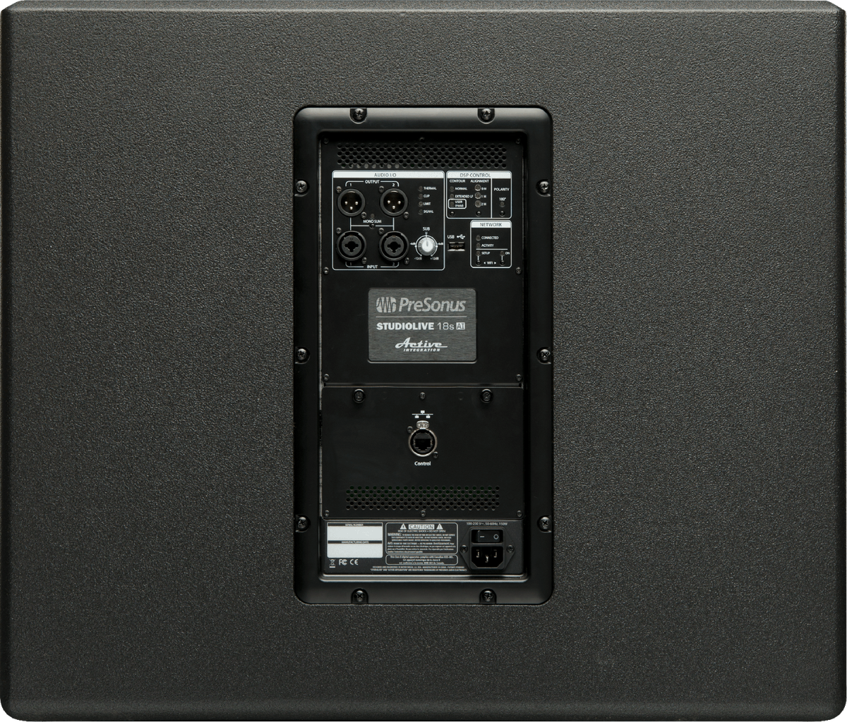 PreSonus StudioLive 18sAI Active Integration Subwoofer - view 2