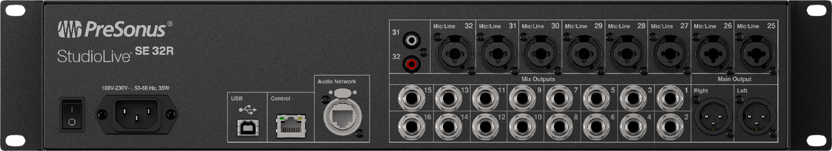 PreSonus StudioLive SE Digital Rack Mixer - view 2