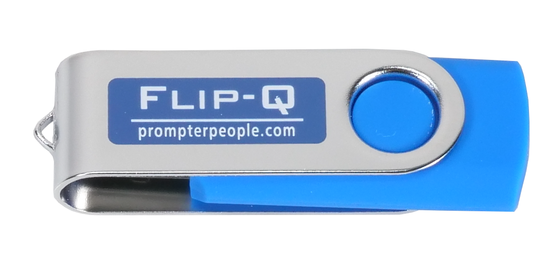 Prompter People Flip-Q Pro Teleprompter Software on USB - view 2