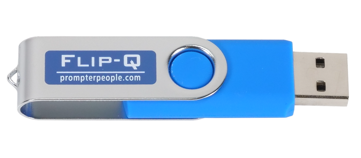 Prompter People Flip-Q Pro Teleprompter Software on USB - view 3