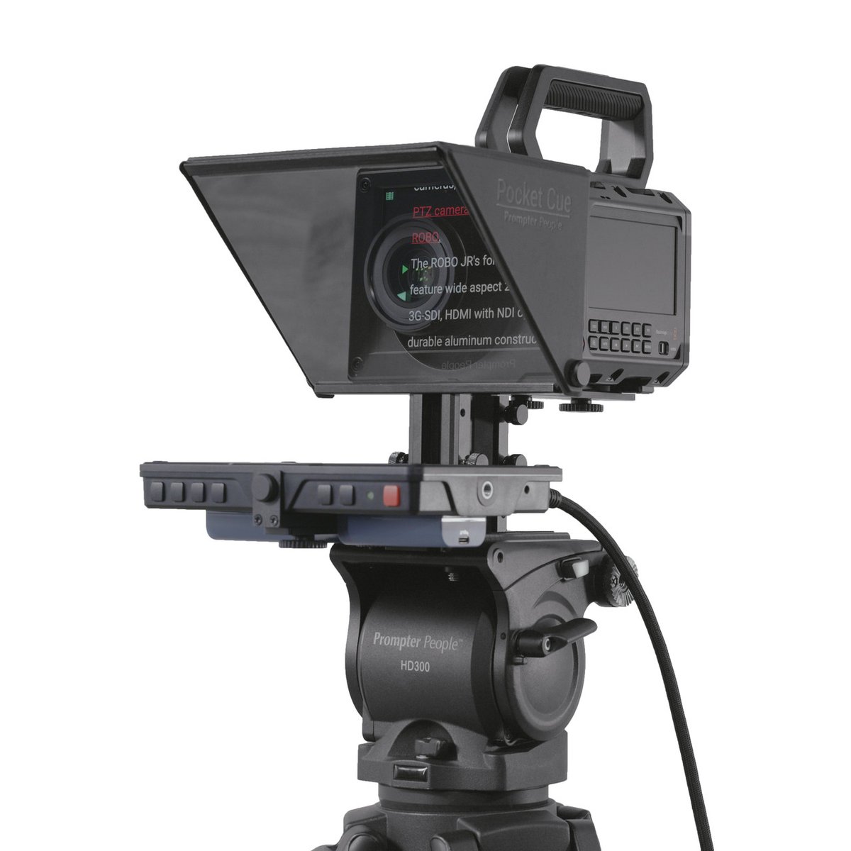 Prompter People Pocket Cue V3 4K 1800 NIT Monitor Teleprompter - view 2