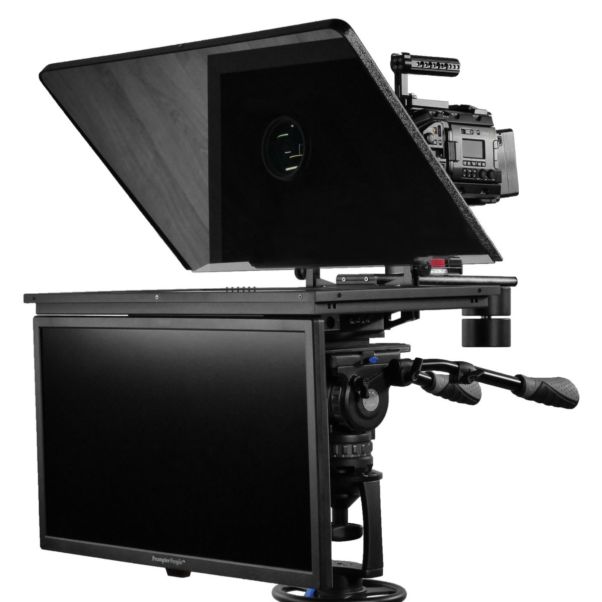 Prompter People ProLine Plus 24" 16:9 Large Format 400 NIT Teleprompter with Talent Monitor - view 2