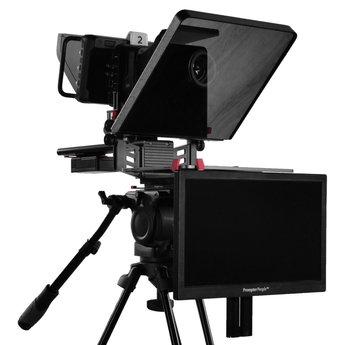 ProLine Plus 12" Tablet Travel Talent Teleprompter with Talent Monitor