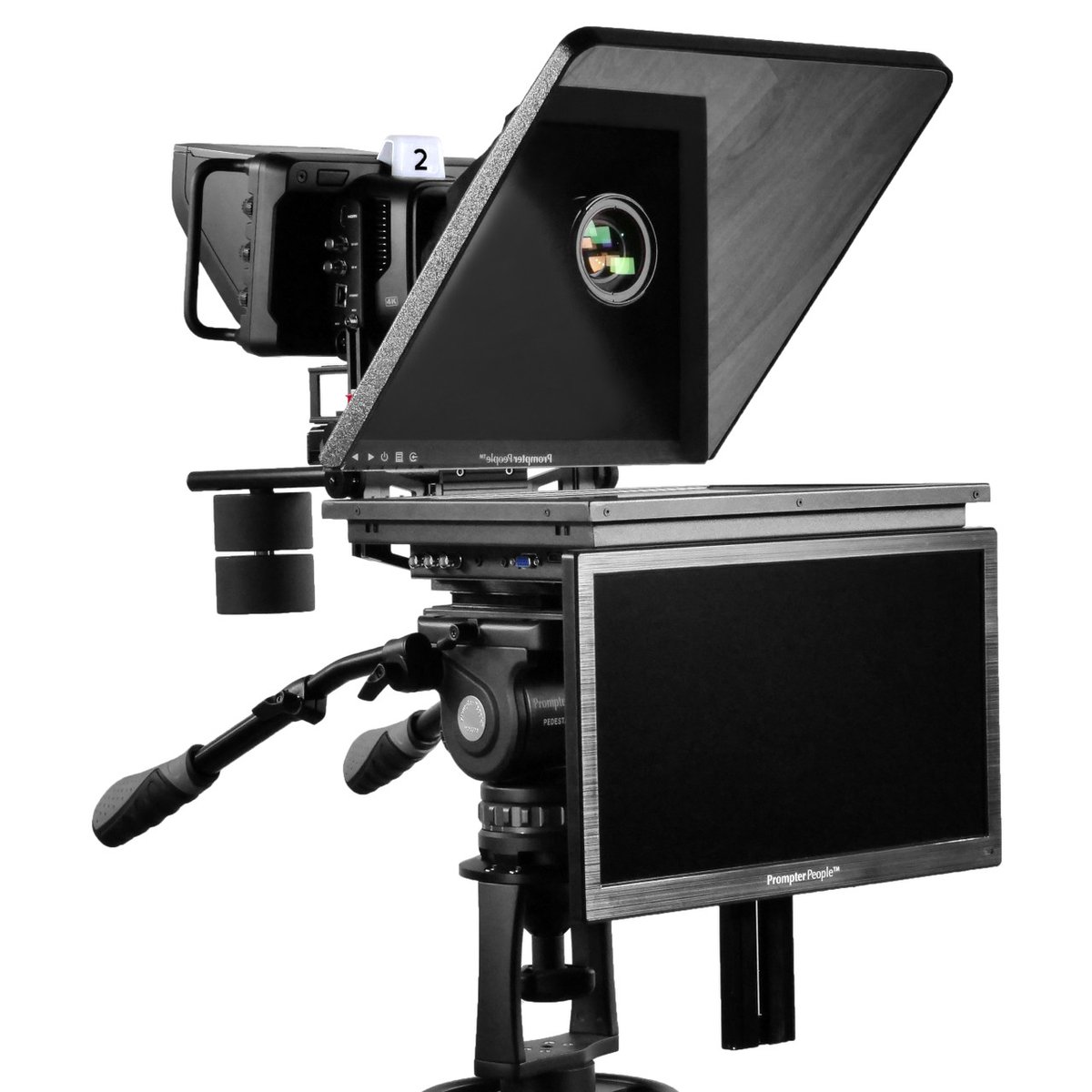 Prompter People ProLine Plus 15" 400 NIT Teleprompter with Talent Monitor product image
