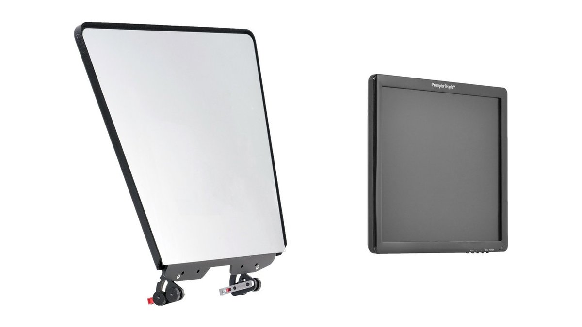 Prompter People ProLine Plus Studio Trapezoidal Glass and Monitor Upgrade Kit