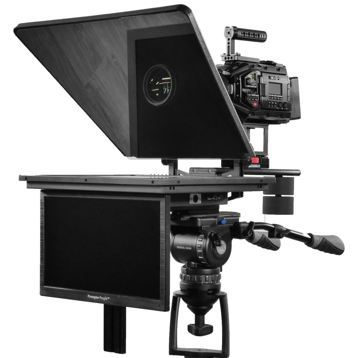 ProLine Plus Studio 19" 1000 NIT HighBright Teleprompter with Talent Monitor