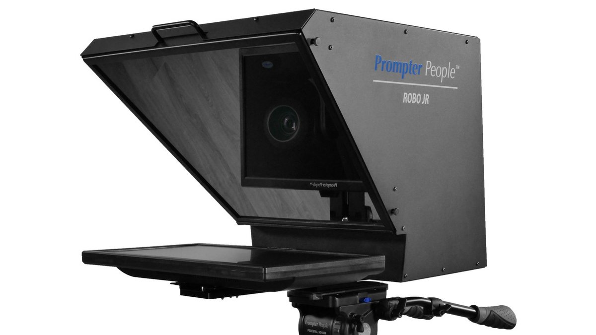 Robo Jr 18.5" 16:9 400 NIT PTZ Teleprompter with Talent Monitor