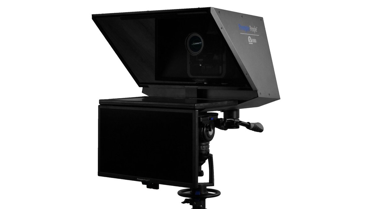 Robo 21.5" 16:9 400 NIT PTZ Teleprompter with Talent Monitor