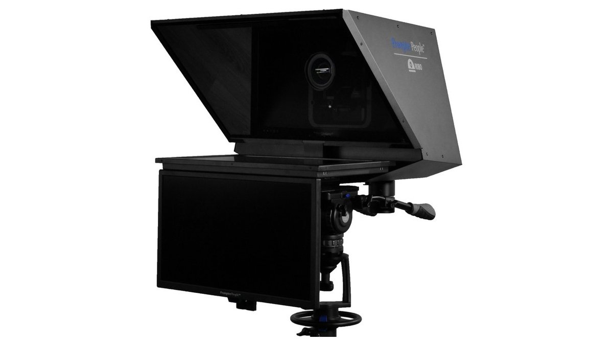 Robo 21.5" 16:9 1000 NIT HighBright PTZ Teleprompter with Talent Monitor