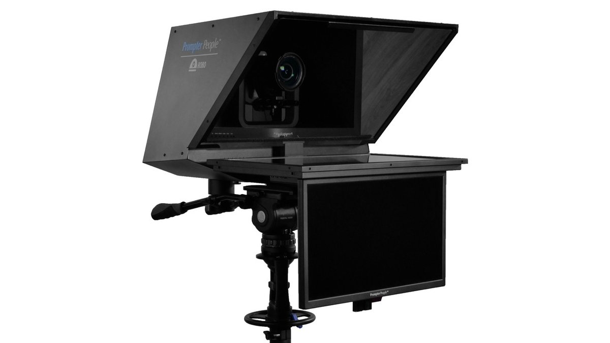 Robo 24" 16:9 1000 NIT HighBright PTZ Teleprompter with Talent Monitor
