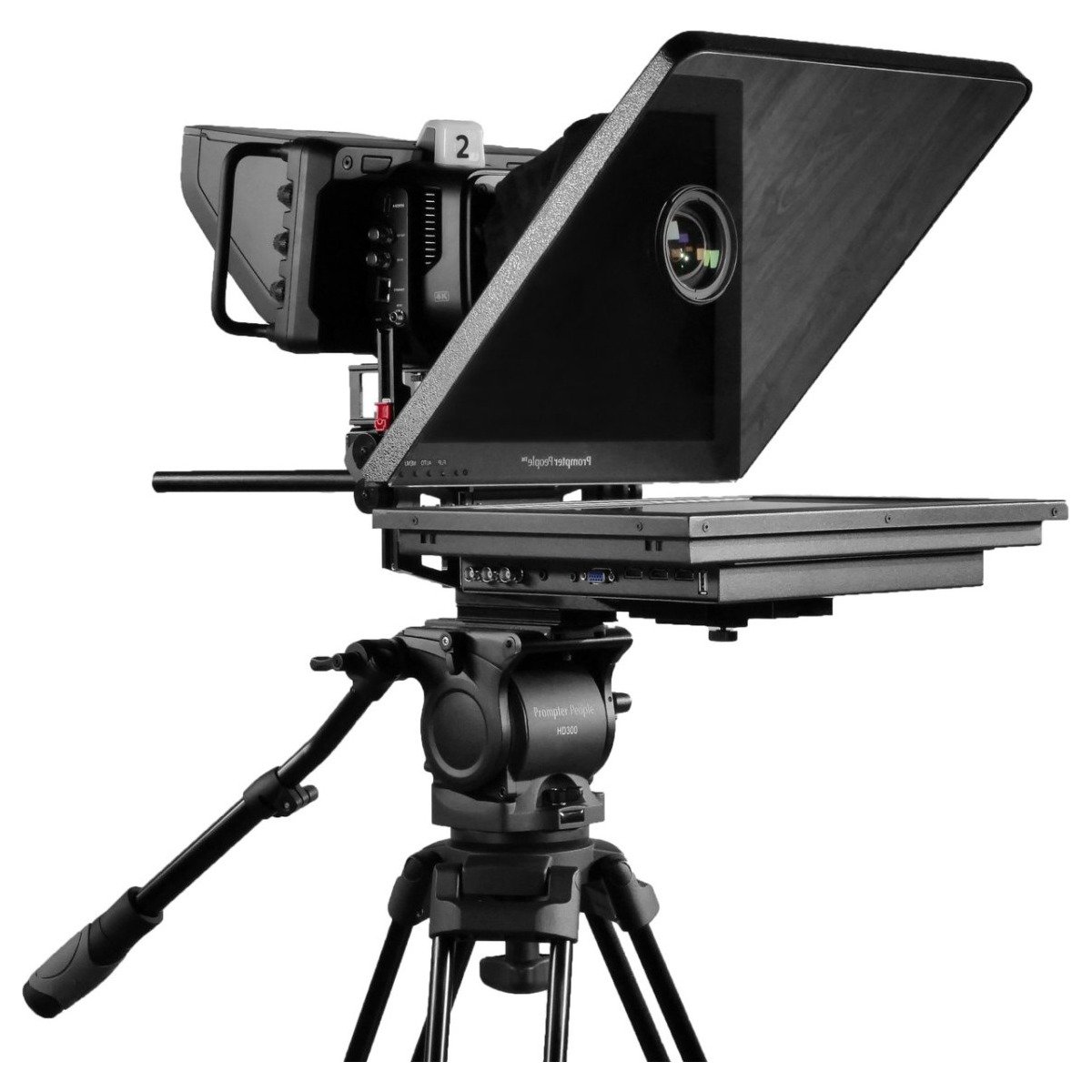 Prompter People ProLine Plus 15" 400 NIT Teleprompter with Talent Monitor - view 3