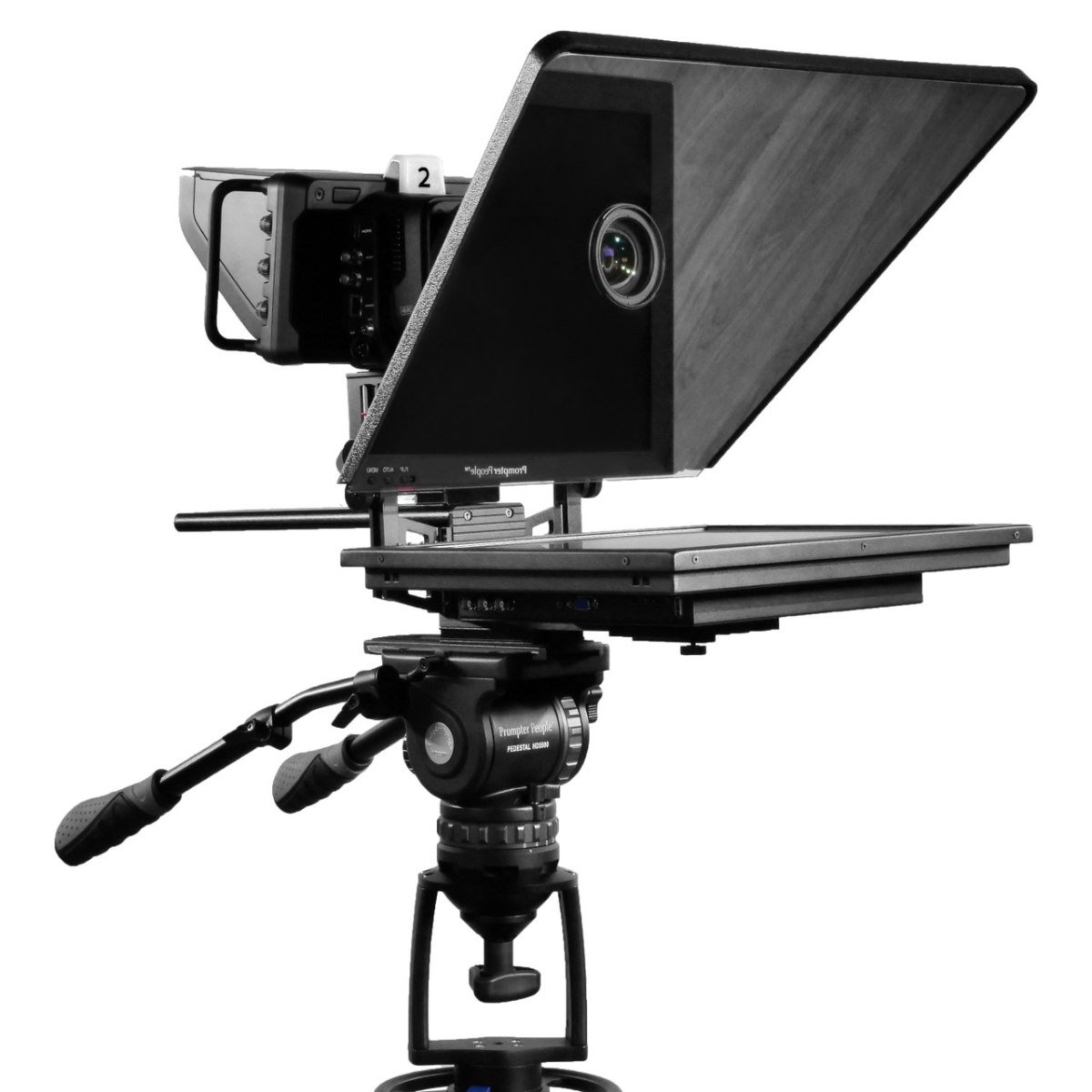 Prompter People ProLine Plus Studio 17" 1000 NIT HighBright Teleprompter with Talent Monitor - view 3