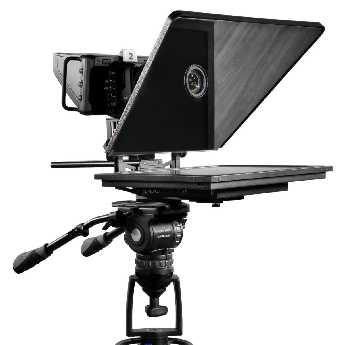 Prompter People ProLine Plus Studio 19" 400 NIT Teleprompter with Talent Monitor - view 2