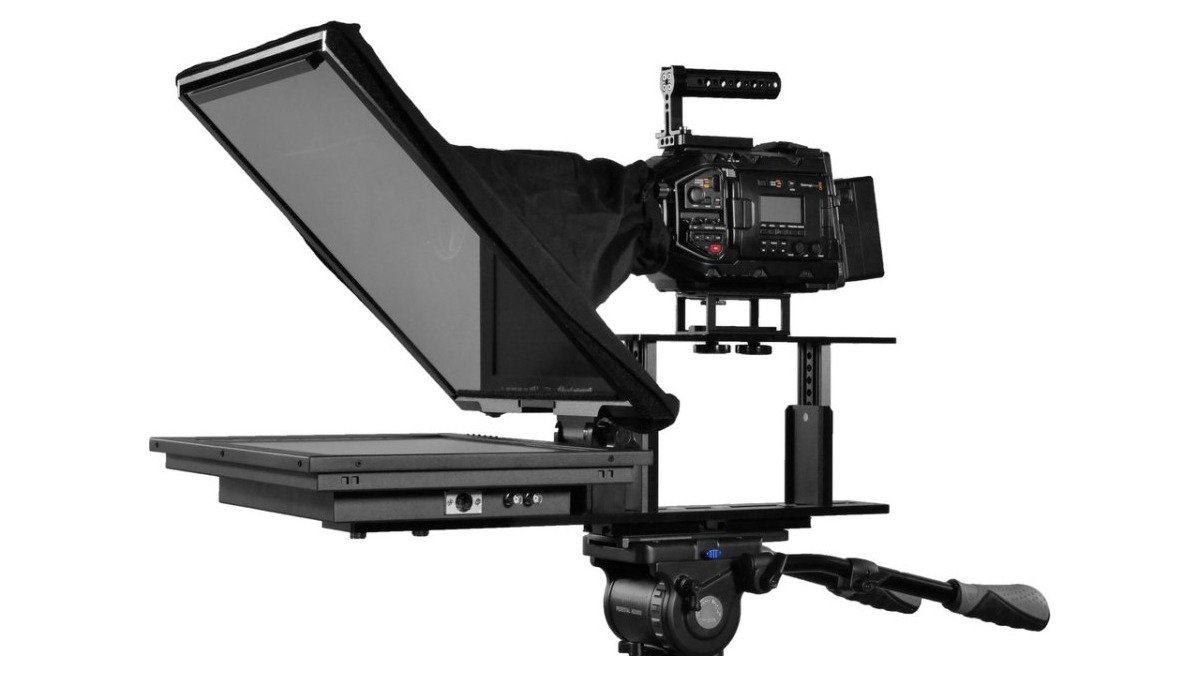 Prompter People Q-Gear QPro 17" 1000 NIT HighBright Teleprompter with Talent Monitor - view 3