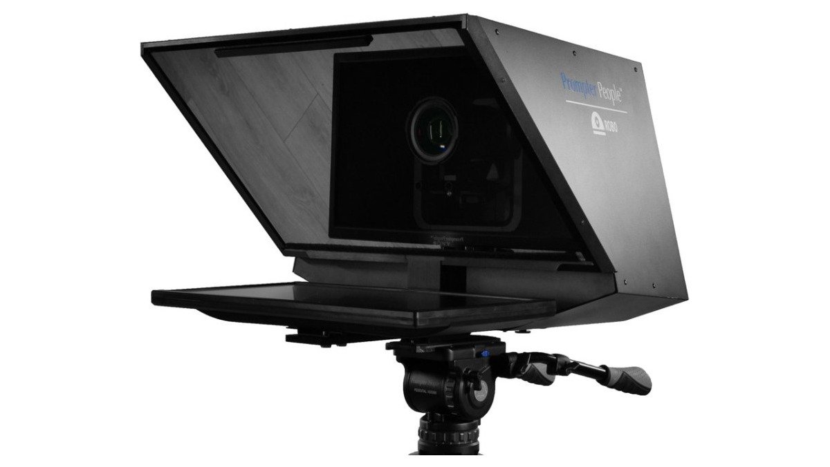 Prompter People Robo 21.5" 16:9 400 NIT PTZ Teleprompter with Talent Monitor - view 3