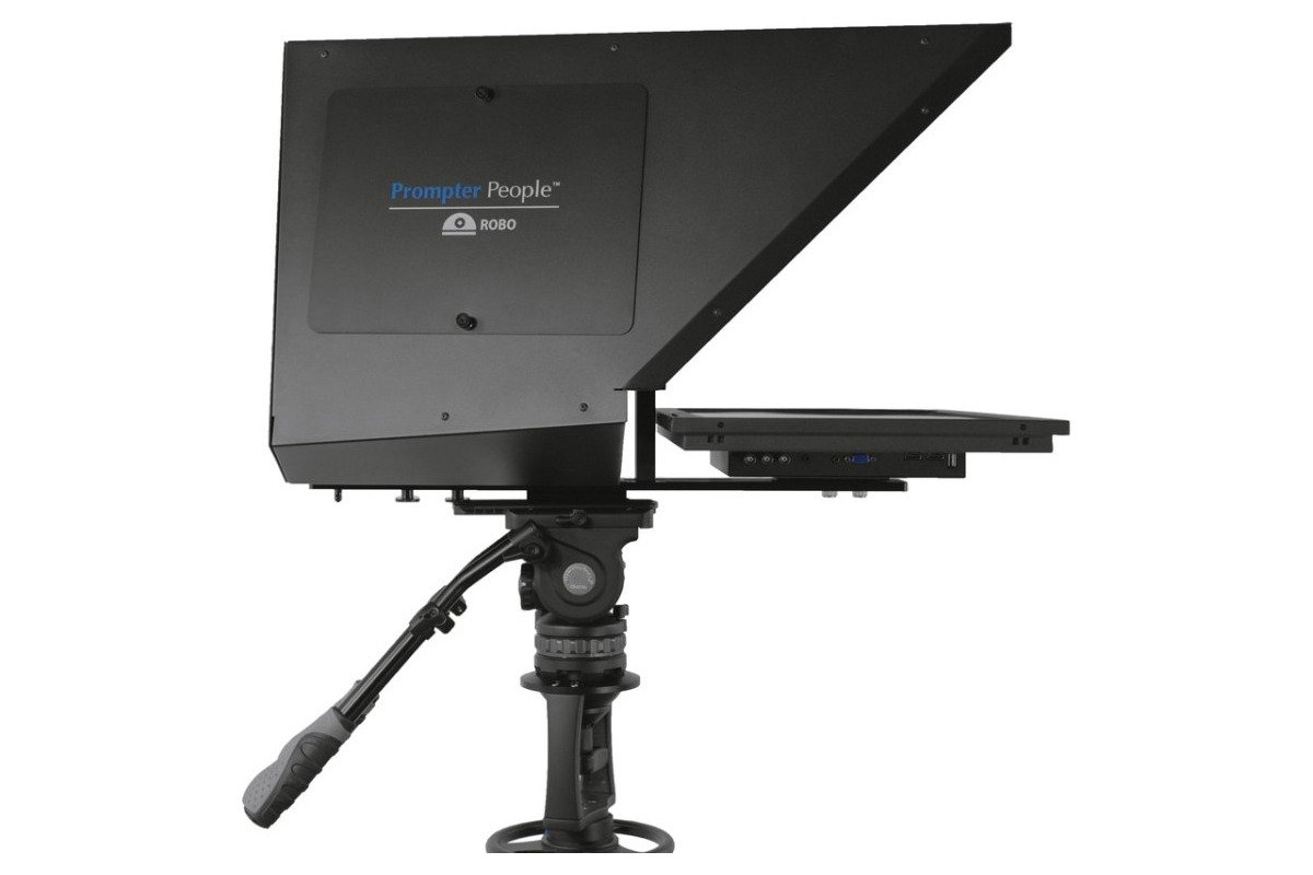 Prompter People Robo 24" 16:9 1000 NIT HighBright PTZ Teleprompter with Talent Monitor - view 3
