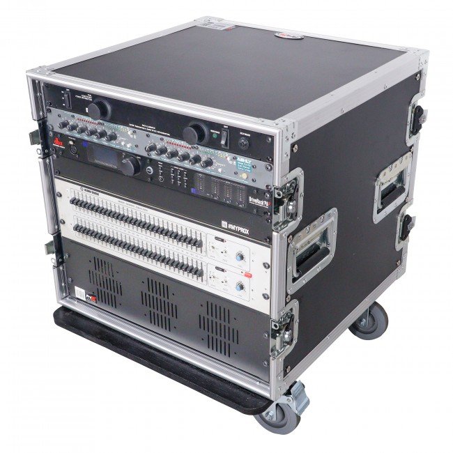 ProX T-10RSS 10U Rack Space ATA Style Flight Case 19 Inch Depth with 4" Casters - view 3