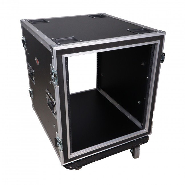 ProX T-12RSP24W 12U Space Shockproof Amp Rack ATA Flight Case 24 in. Depth with Caster Wheels - view 2