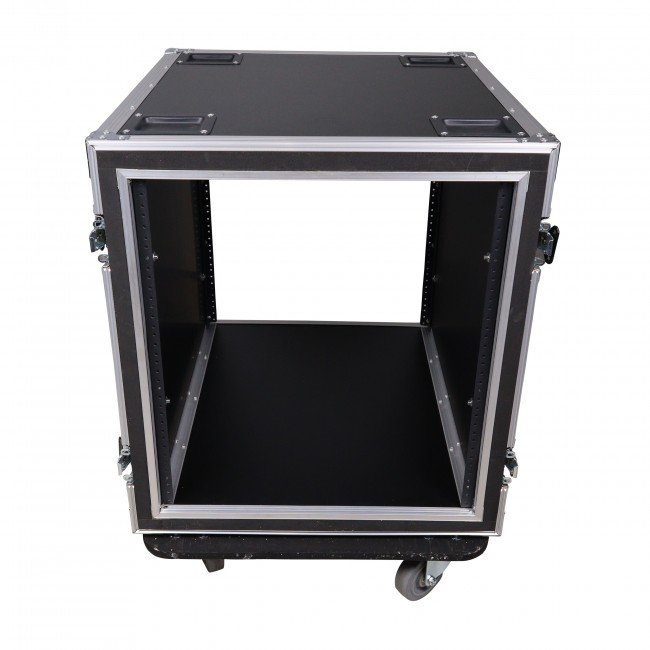 ProX T-12RSP24W 12U Space Shockproof Amp Rack ATA Flight Case 24 in. Depth with Caster Wheels - view 3