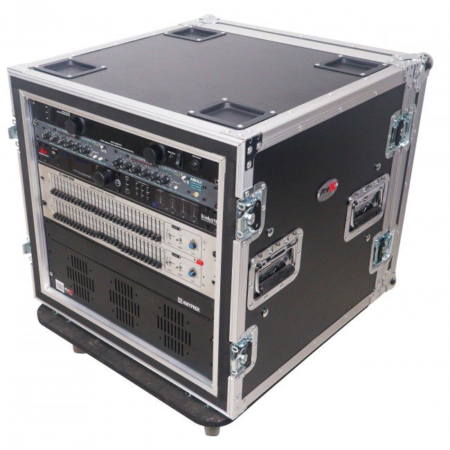 ProX T-12RSPW 12U Space Shockproof Amp Rack ATA Flight Case 20" Depth - view 2
