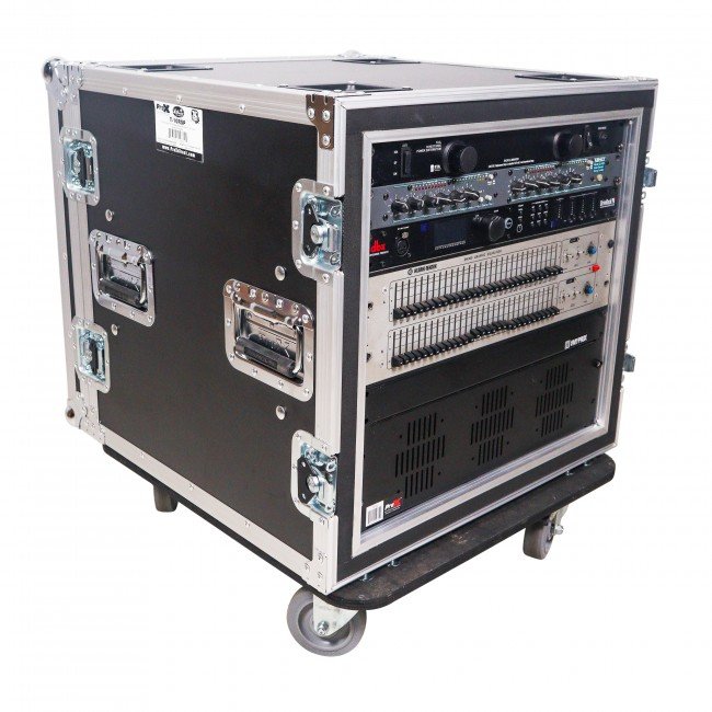 ProX T-12RSPW 12U Space Shockproof Amp Rack ATA Flight Case 20" Depth - view 3