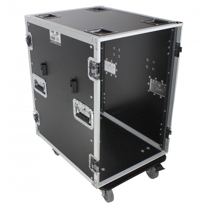 ProX T-16RSS24WDST 16U Space Amp Rack Mount ATA Flight Case | 24" Depth | Incl. 2x Side Tables and Casters - view 3