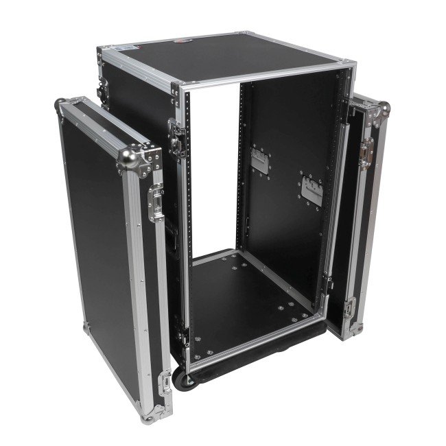 ProX T-18RSS 18U Space Amp Rack Mount ATA Flight Case 19 Inch Depth W-Casters - view 2