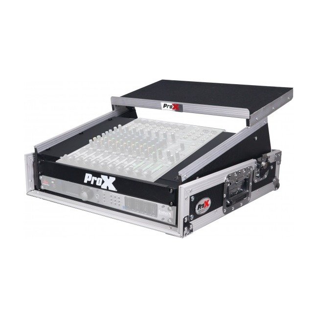 PRO X T-2MRLT MK2 2U Rack Front and 10U Top Mixer Mobile DJ Combo ATA Flight Style Case