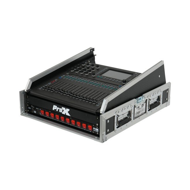 ProX T-2MRSS13ULT MK2 13U Top Mixer and 2U Rack Combo Flight Case with Laptop Shelf and 3 removable doors - view 4