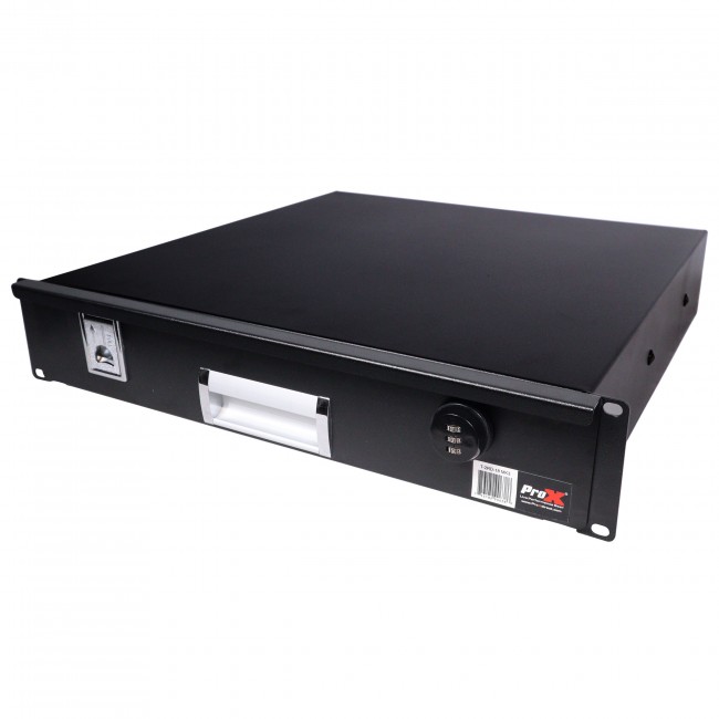 PRO X 2U - 4U Rack Space 18" Depth Rack Mount Drawer for Audio, DJ, and IT Server rack cases.