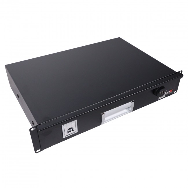 ProX T-2RD-12MK3 2U Rack Space 12" Depth Rack Mount Drawer for Audio, DJ, and IT Server rack cases. - view 2