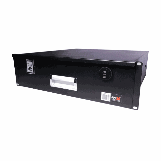 ProX T-3RD-12MK2 3U Rack Space 12-Inch Depth Drawer for Server Rack for Rack Mount Drawer Server Cabinet Case - view 2