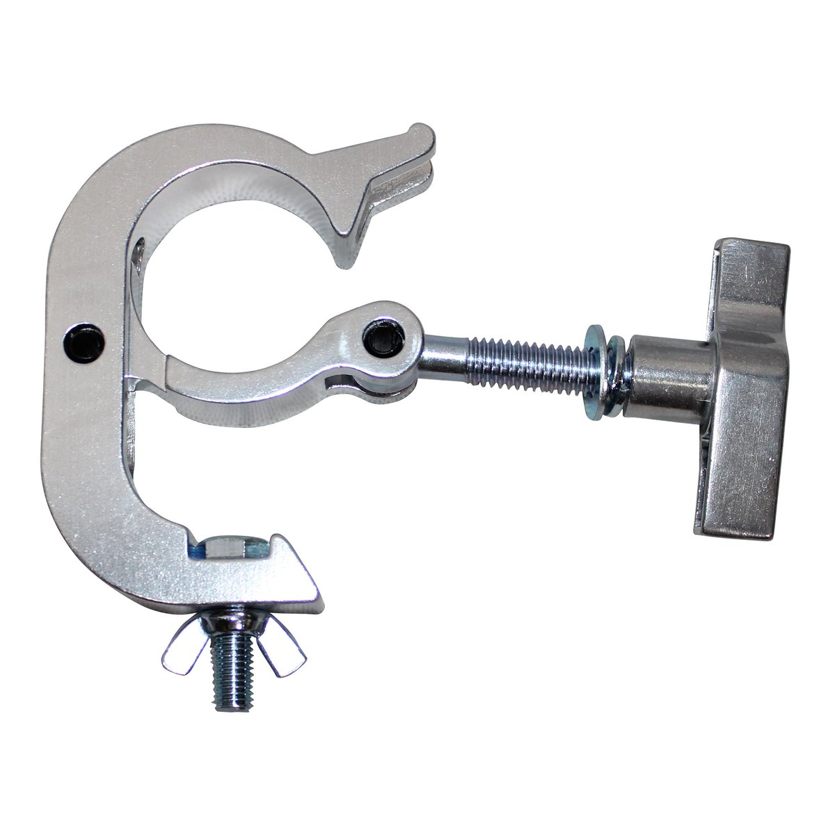 ProX T-C5H Aluminum Pro Slim Hook Style M10 Clamp with Big Wing Knob for 2" Truss Tube Capacity 330 Lbs. - view 2