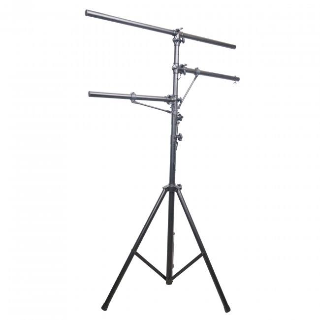 ProX T-LS01M Height Adjustable DJ Lighting Stand with (2) Side Bars - adjusts up to 12 Ft Height - view 2