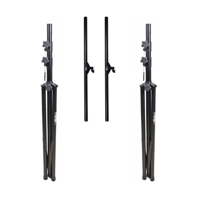 ProX T-LS31M Set of (2) 10 Ft. DJ Stage Lighting Truss Stands System Includes (2) T-Adapters and (2) I-Beam Segments - view 4
