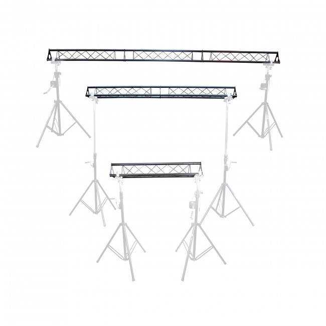 ProX T-LS35C-TRUSS ProX Set of (3) Universal Lighting Truss System with 5Ft 10Ft 15Ft Triangle Segment Sections - view 2