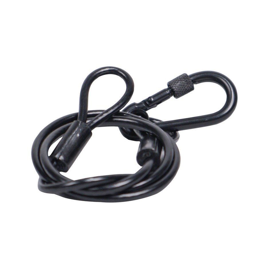 ProX T-SC30-BK 30" Black Safety Cable Galvanised steel wire with PVC Jacket for Truss Stage Lighting - view 2