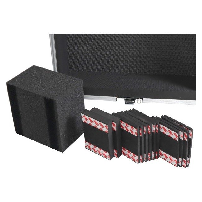 ProX T-TT - Black On Black Flight Case for Turntable - Universal W-Foam Kit - view 4