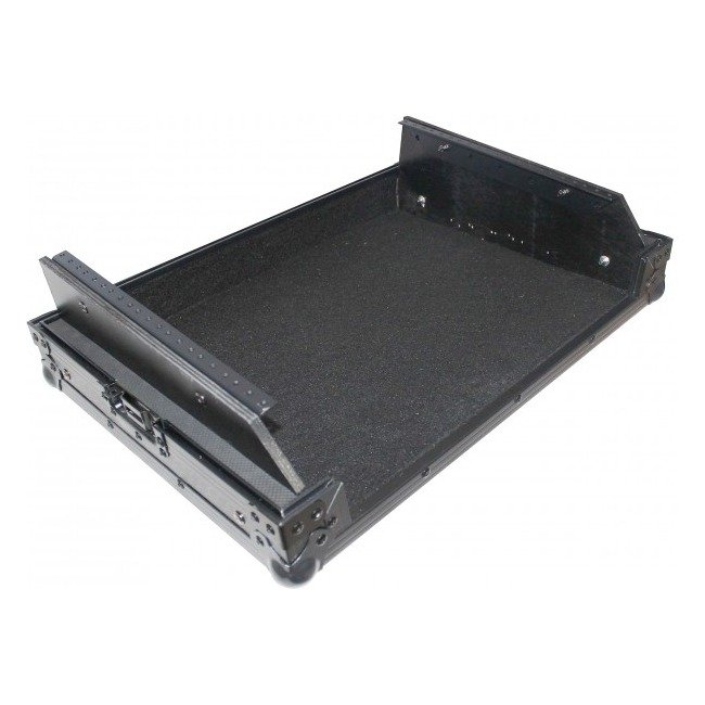 PRO X X-19MIX7UBL Flight Case for Gemini CDM-4000 19" Mixer W-7U Slant Rack Mount W-Removable Front Panel | Black on Black