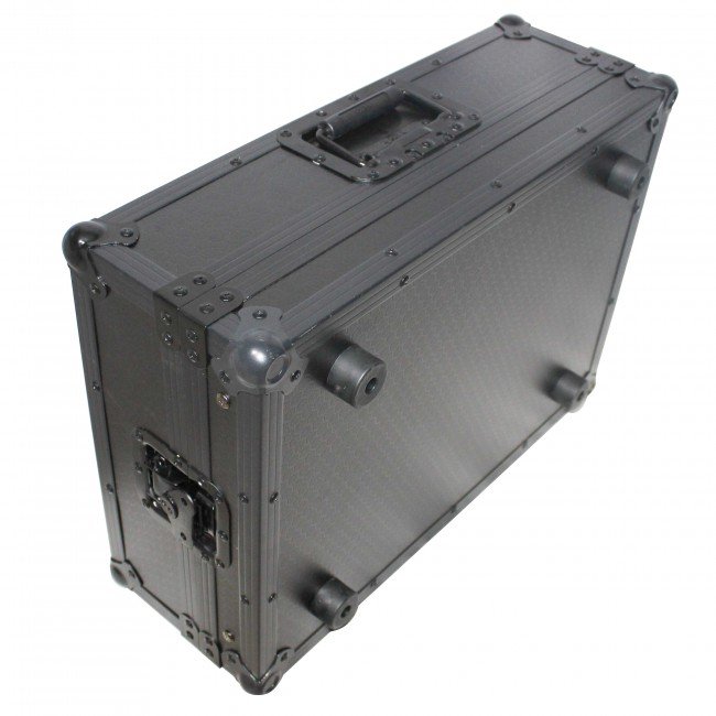 ProX X-19MIX7UBL Flight Case for Gemini CDM-4000 19" Mixer W-7U Slant Rack Mount W-Removable Front Panel | Black on Black - view 4