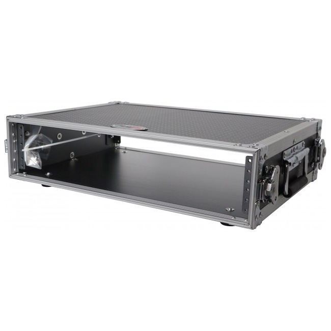 ProX X-2UE Prox X-2UE 2U Deluxe Effects Rack 14" deep Rail to Rail w/ handles - view 3