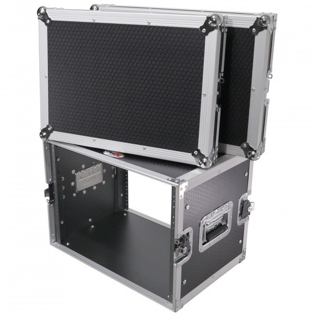 ProX X-8UE 8U Deluxe Effects Rack Case 14 In Deep Rail to Rail - view 2