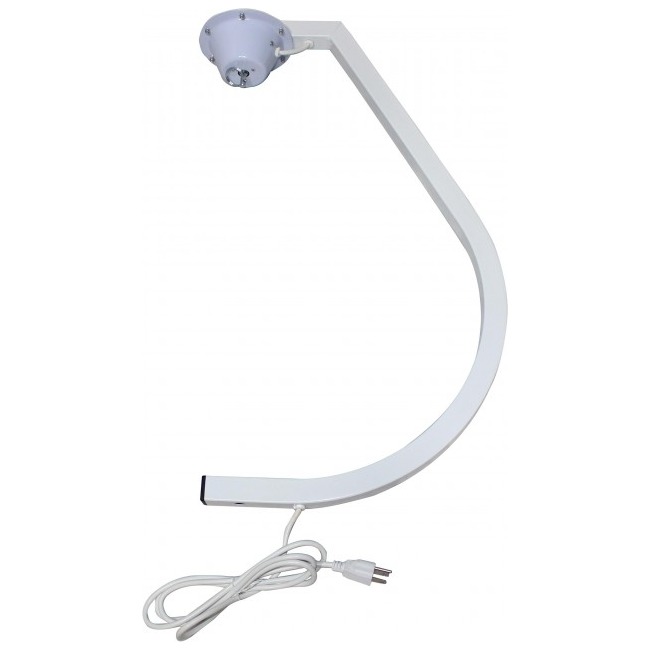 ProX X-MB20STAND White 16-20" C Shaped Mirror Ball Free Standing Hook fits 1-3/8" 35mm pole with 1 RPM Motor - view 2