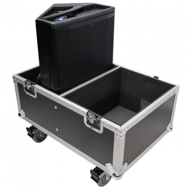 ProX X-RCFNX12-SMAX2W Stage Monitor Flight Case For 2 RCF NX 12-SMA W/4" Wheels - view 4