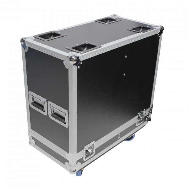 ProX X-RCFNX15-SMAX2W Stage Monitor Flight Case for 2 RCF NX 15-SMA W-4 Inch Casters - view 3