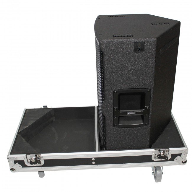 ProX X-RCFTT25-AX2W Flight Case for Two RCF-TT25-A II High Definition Two-Way Speakers with 4 Inch Wheels - view 4