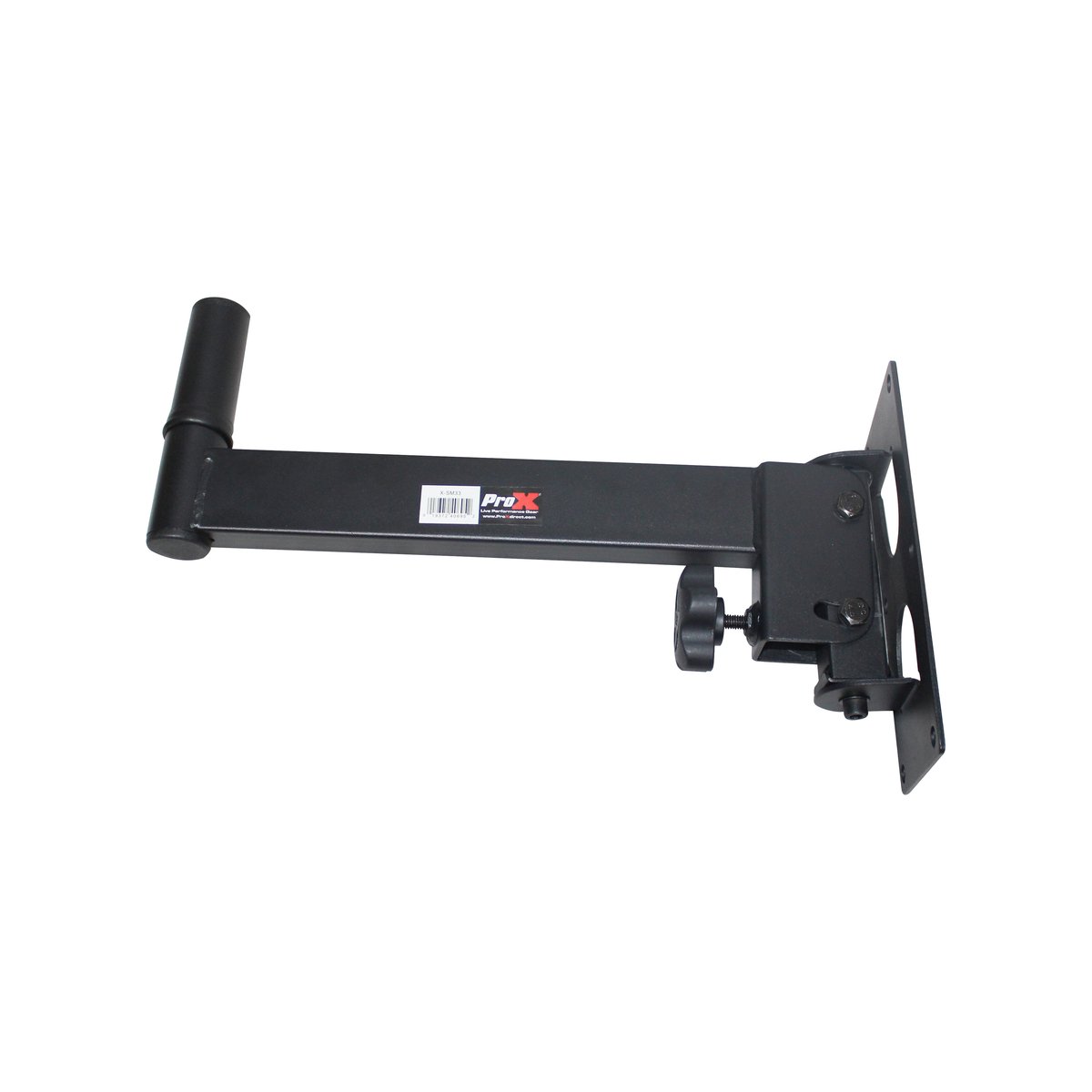 ProX X-SM33 Adjustable Wall Mounted Speaker Bracket - Black - view 2